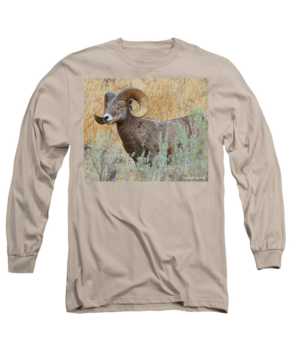 Oregon Long Sleeve T-Shirt featuring the photograph What's Up by Steve Warnstaff