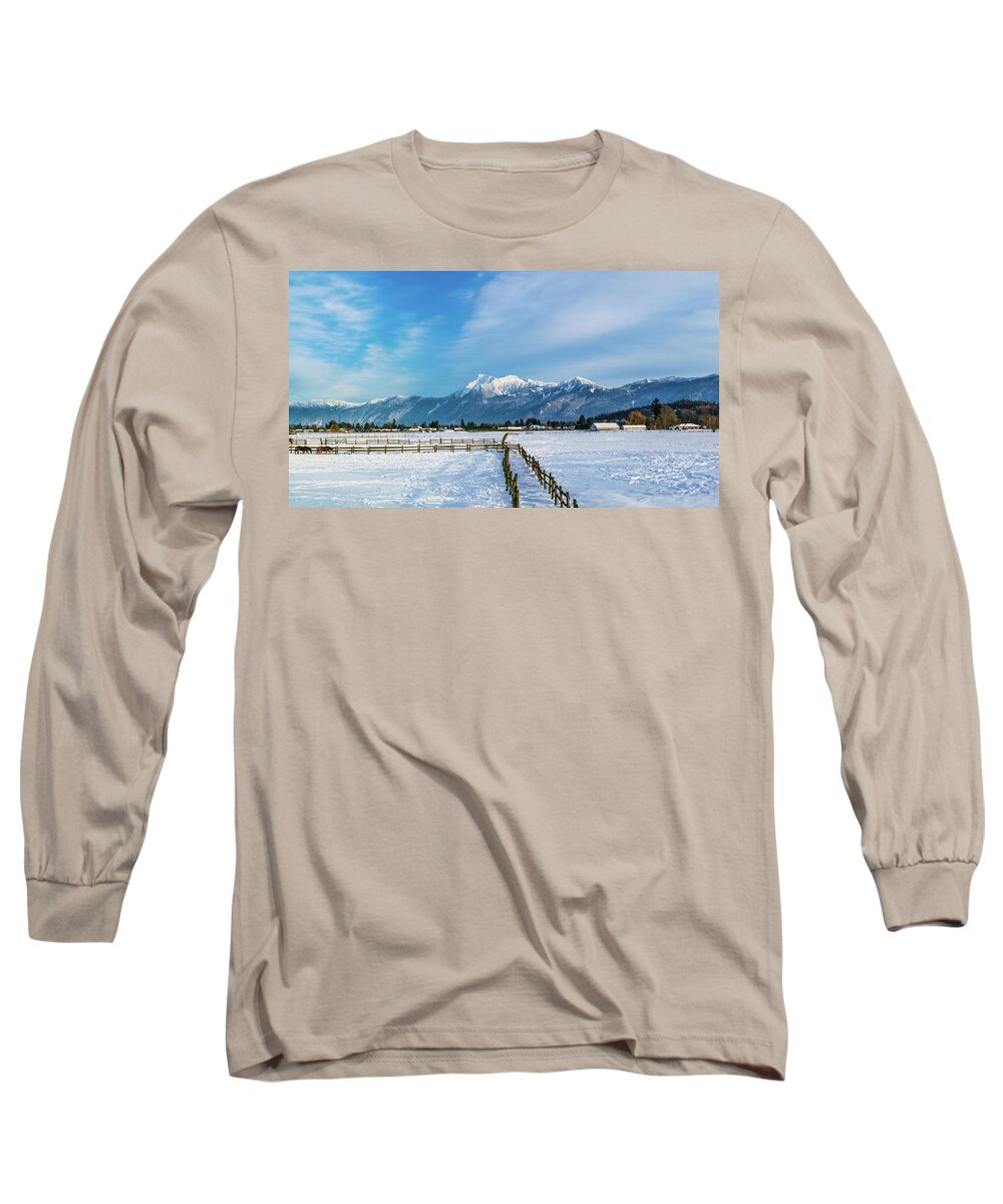 Mountain Long Sleeve T-Shirt featuring the photograph Winter Dream by David Lee