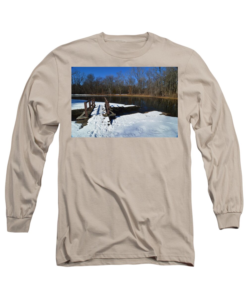 Winter Long Sleeve T-Shirt featuring the photograph Winter Park by Charles HALL