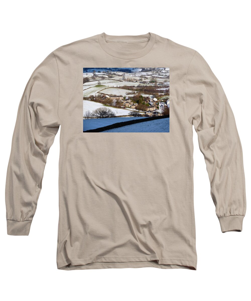 Village Long Sleeve T-Shirt featuring the photograph Winter Village by Lukasz Ryszka