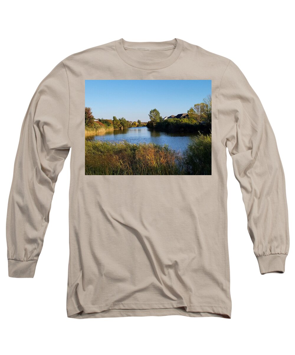 Pond Long Sleeve T-Shirt featuring the photograph Woodland Pond by Vic Ritchey