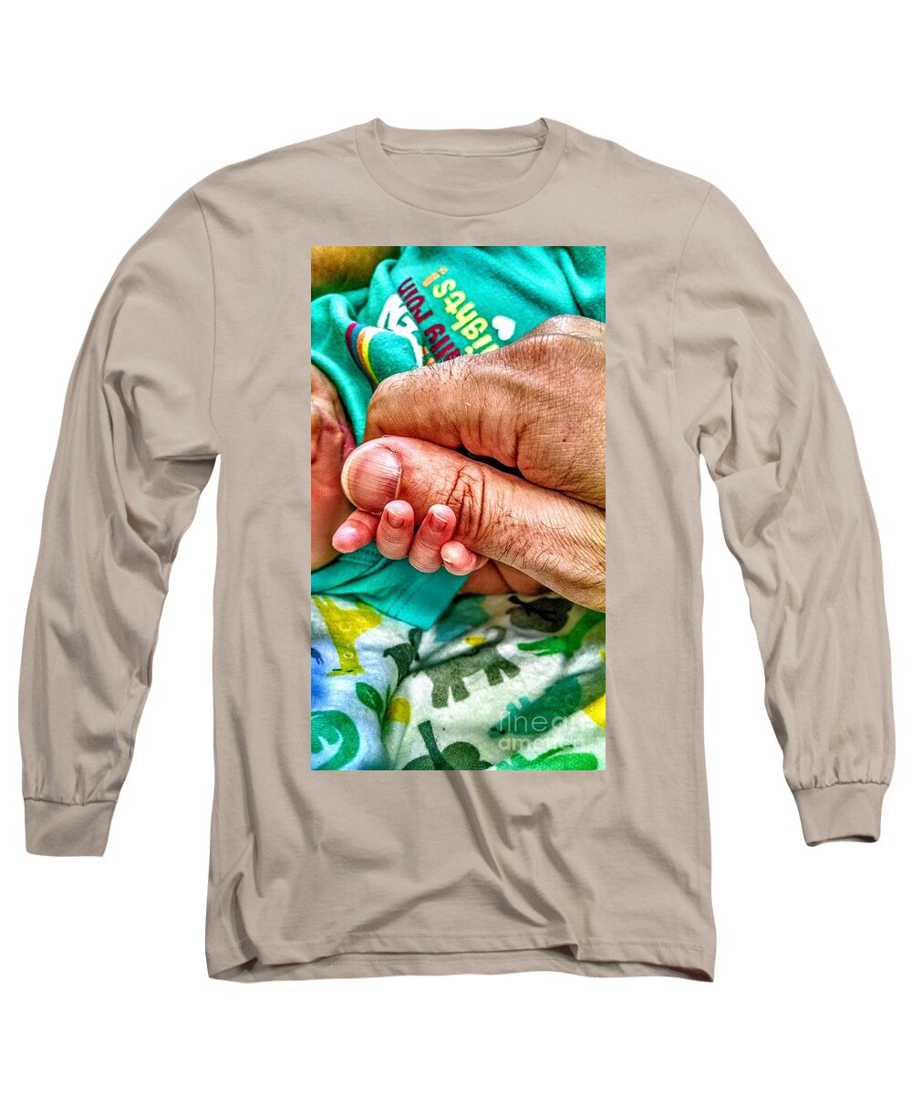 Child Long Sleeve T-Shirt featuring the photograph Worth Holding On To by Christopher Lotito