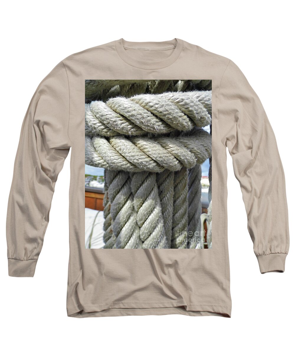 El Galeon Long Sleeve T-Shirt featuring the photograph Wrapped Up Tight by D Hackett