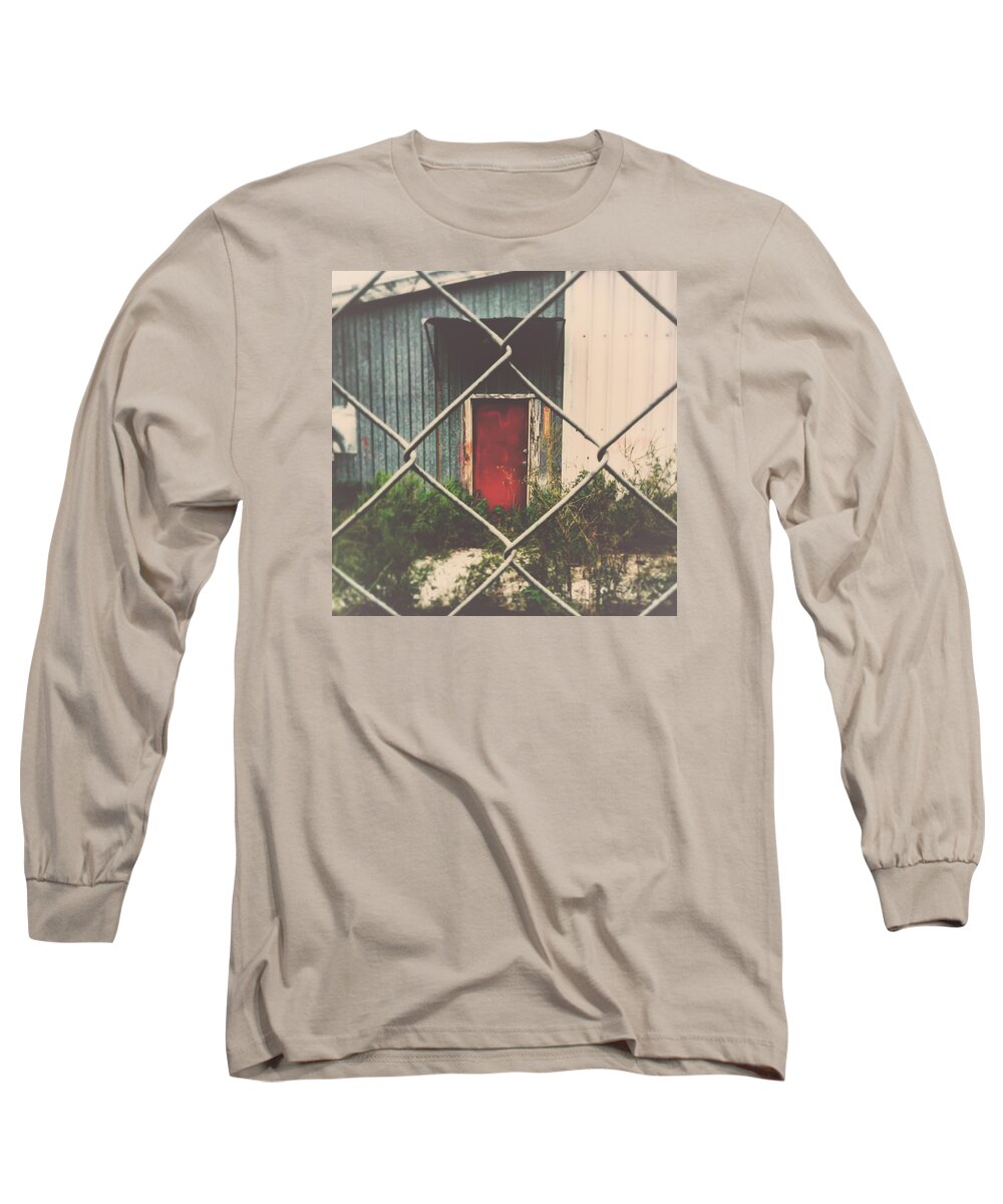 Abandoned Long Sleeve T-Shirt featuring the photograph X Marks The Spot by Adam Timothy Strachn