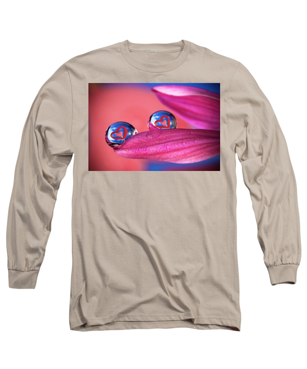 Valentine Long Sleeve T-Shirt featuring the photograph Your heart my heart by William Lee