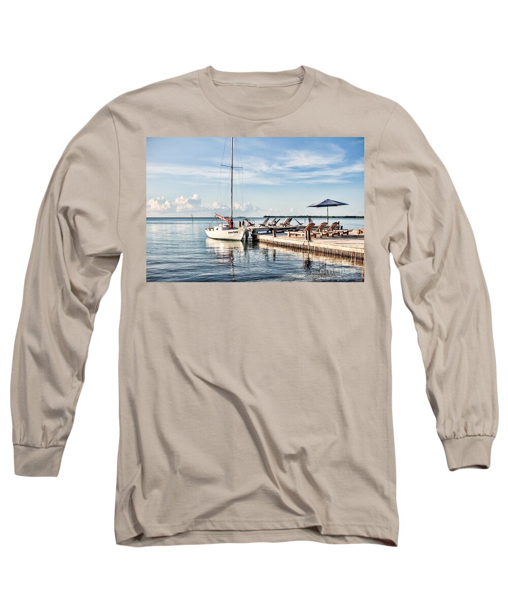 Belize Long Sleeve T-Shirt featuring the photograph Zen Say by Lawrence Burry