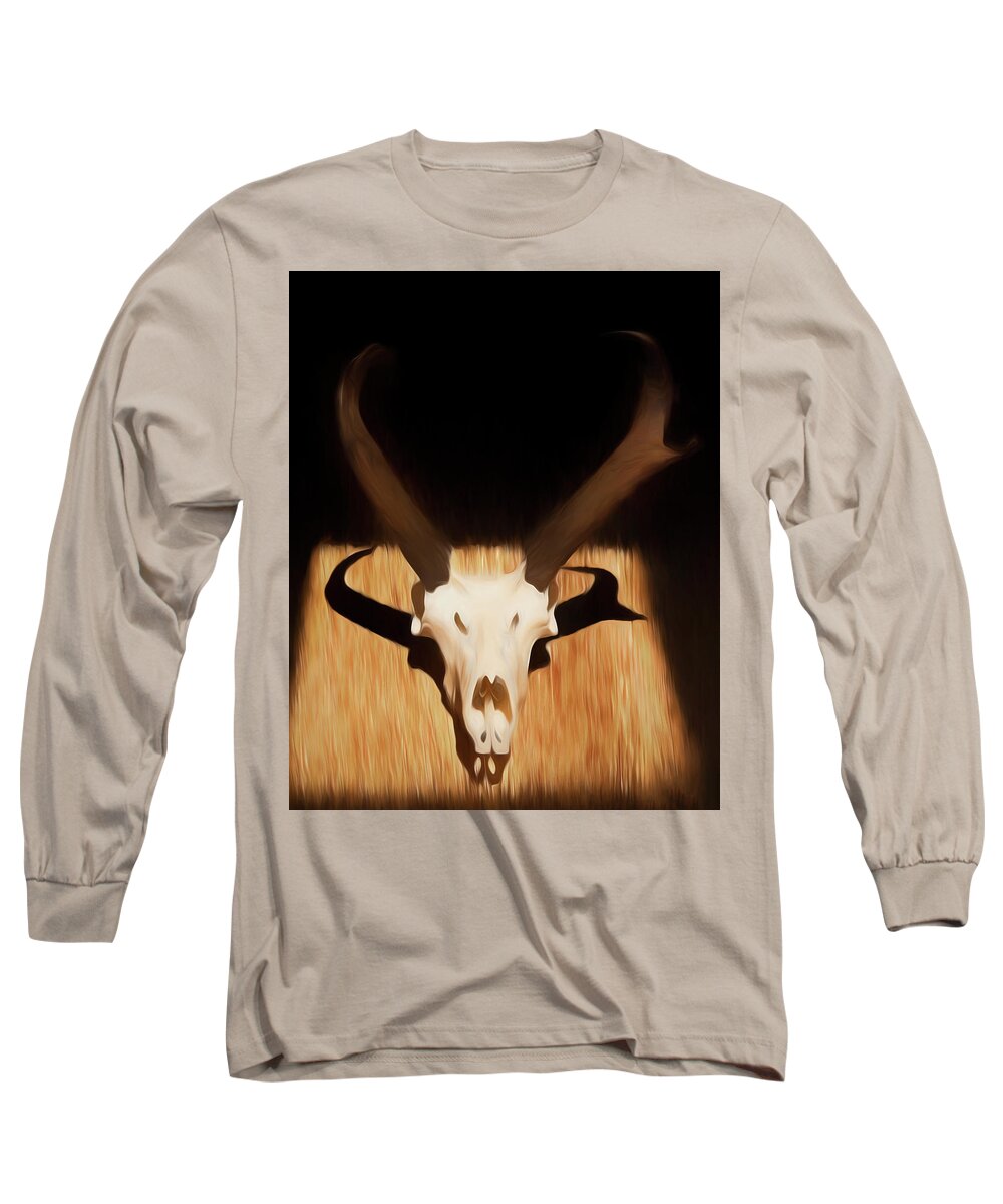 Kansas Long Sleeve T-Shirt featuring the photograph Antelope 002 by Rob Graham
