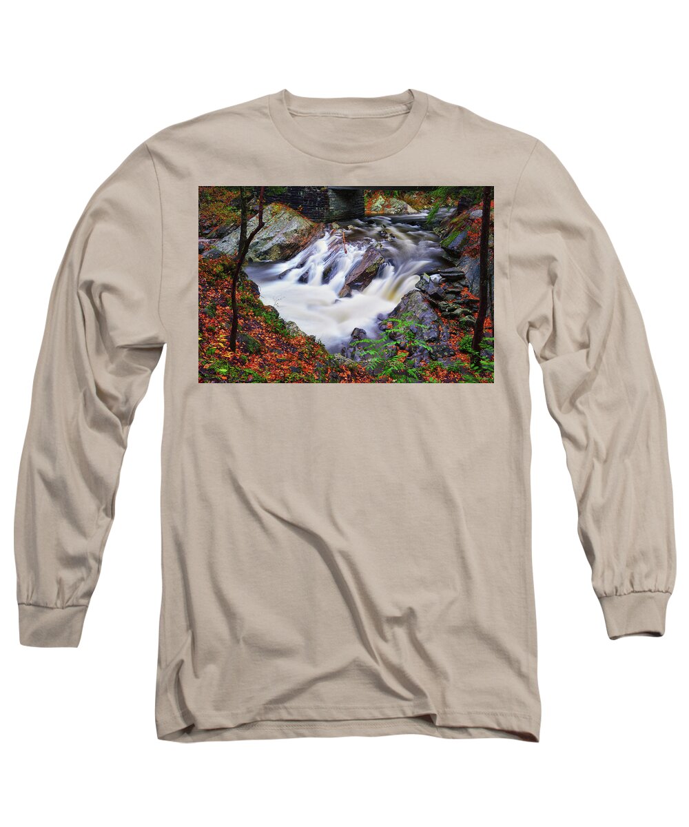 Great Smoky Mountains National Park Long Sleeve T-Shirt featuring the photograph Autumn at The Sinks by Greg Norrell