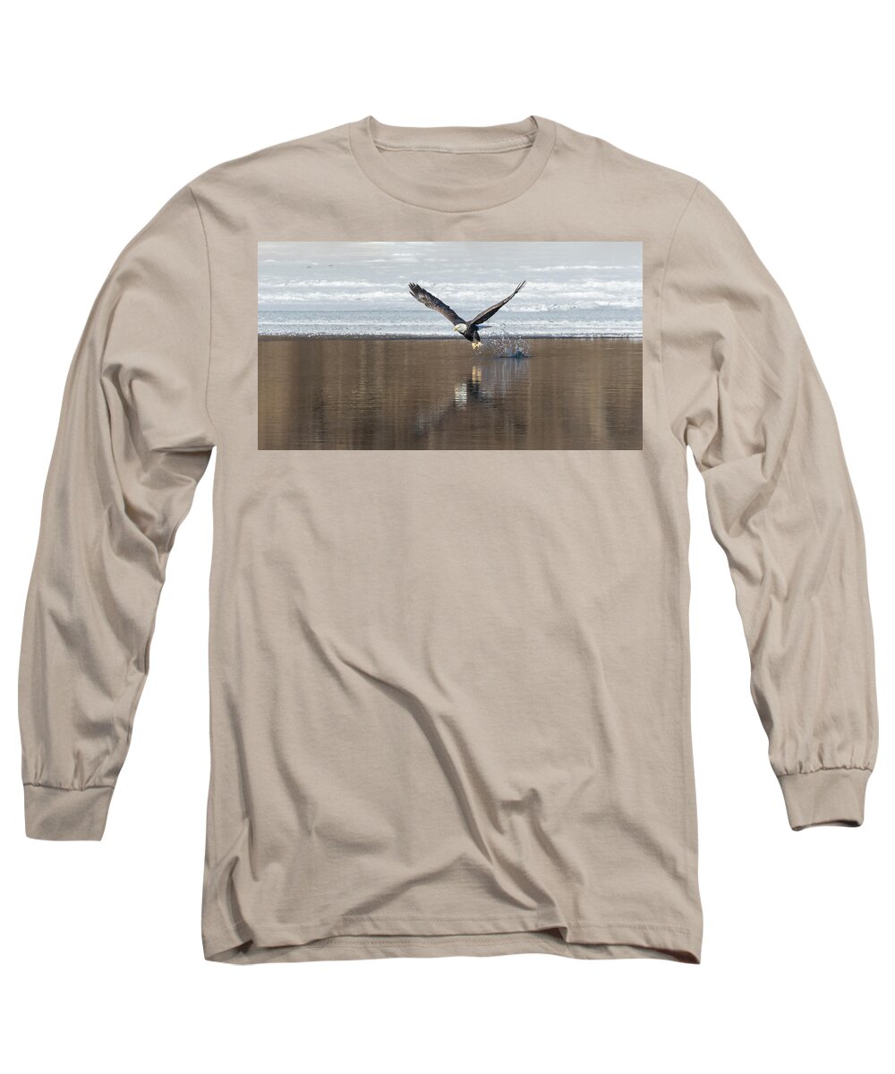 Bald Eagle Long Sleeve T-Shirt featuring the photograph Bald Eagle 2018-12 by Thomas Young