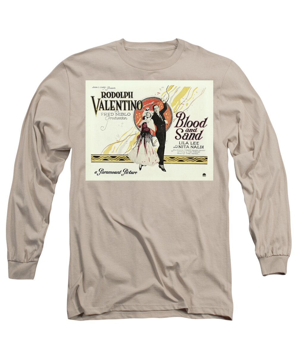 Blood And Sand Long Sleeve T-Shirt featuring the painting Blood and Sand, 1922 by Vincent Monozlay
