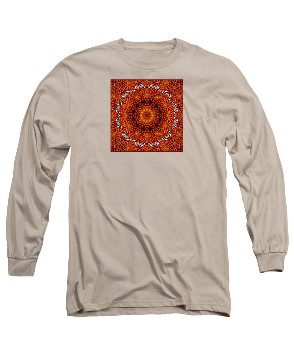 Candyland Fractal Sweets Gallery Long Sleeve T-Shirt featuring the digital art Chiclets K12-2 by Doug Morgan