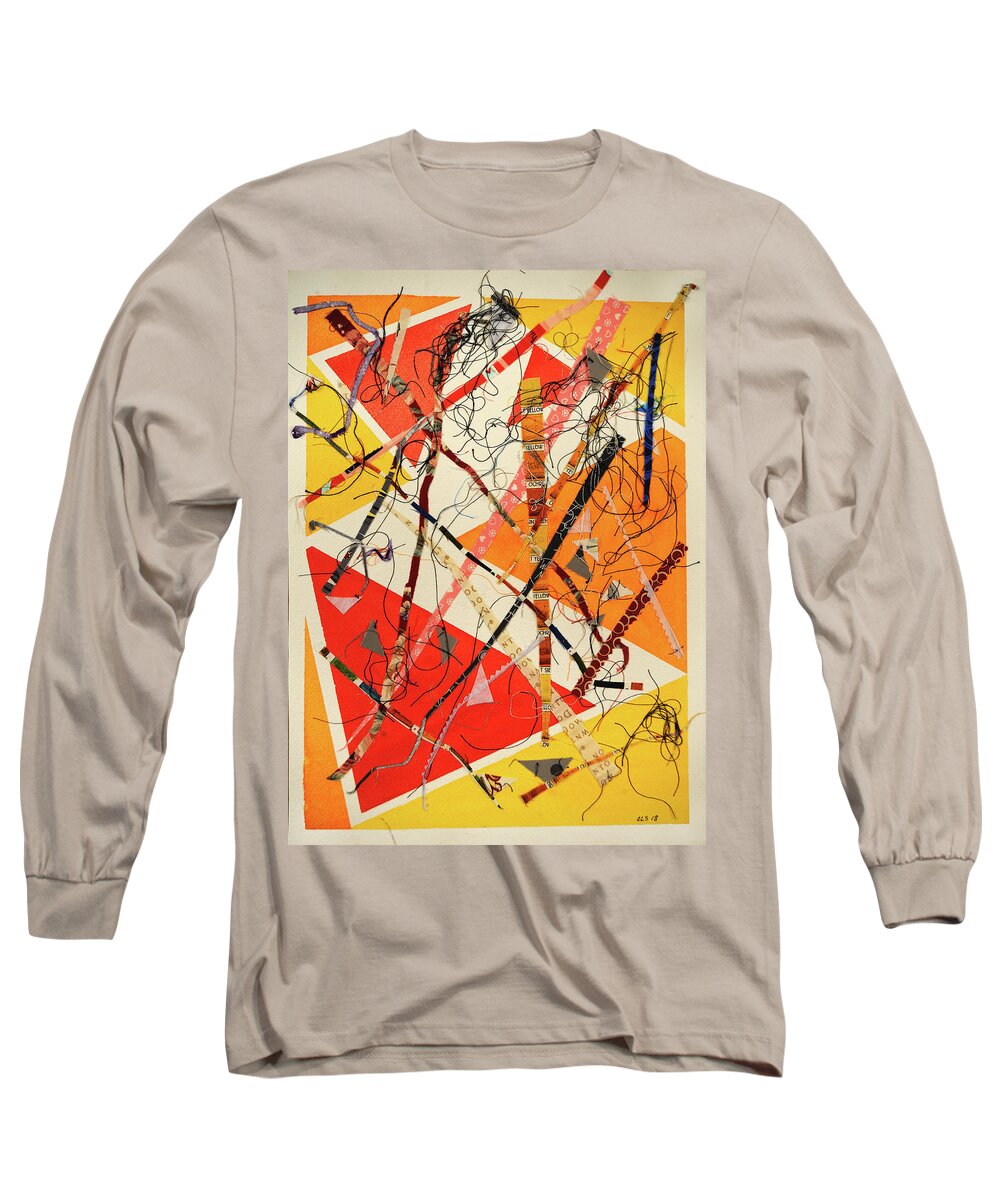 Corruption Long Sleeve T-Shirt featuring the painting Corruption by Cynthia Schoeppel