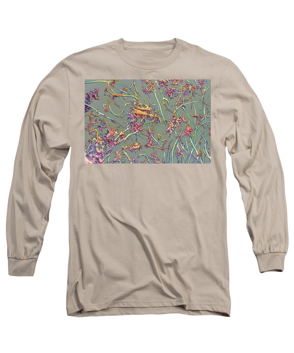 Growth Long Sleeve T-Shirt featuring the painting Growth by James W Johnson