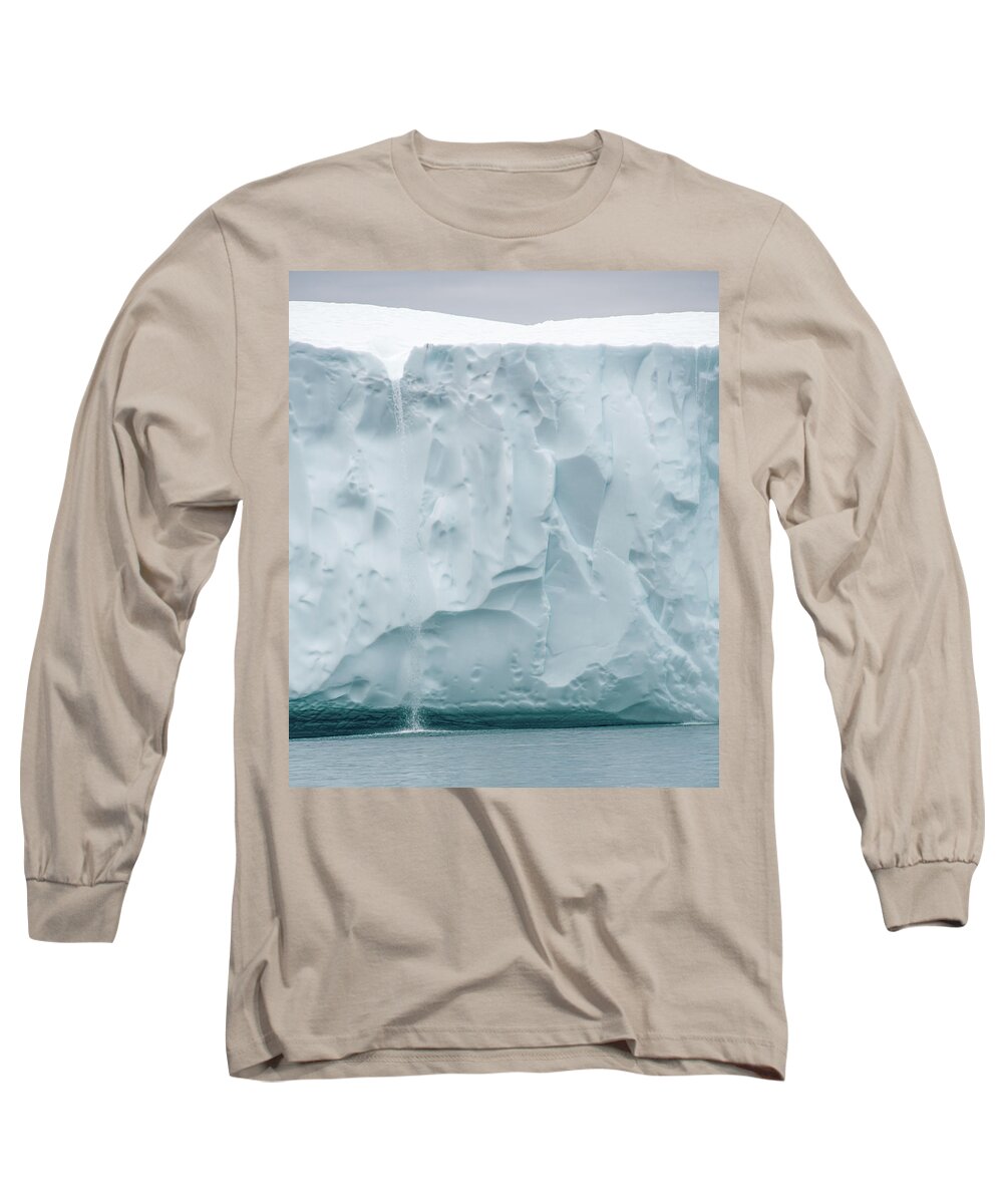 Arctic Long Sleeve T-Shirt featuring the photograph Iceberg #5 by Minnie Gallman