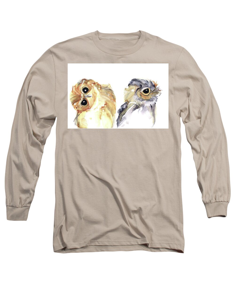 Colorado Long Sleeve T-Shirt featuring the painting Just the Two of Us by Dawn Derman