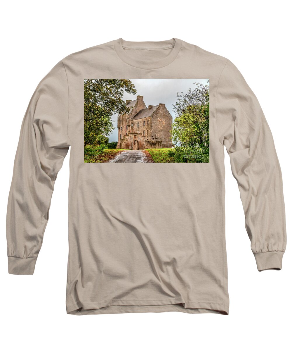 Outlander Television Series Long Sleeve T-Shirt featuring the photograph Magnificent Lallybroch by Elizabeth Dow