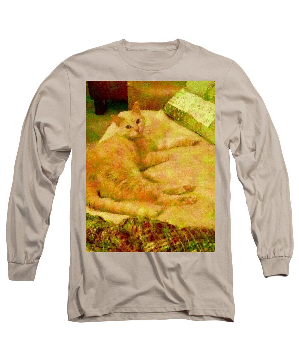 Coco Long Sleeve T-Shirt featuring the photograph My Other Handsome Man by Debra Grace Addison