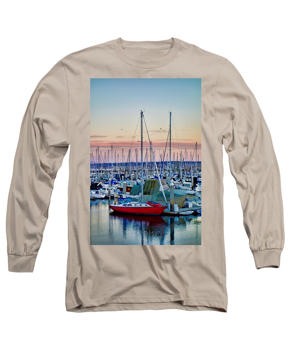 Old Long Sleeve T-Shirt featuring the photograph Old Fishermans Wharf Monterey Study 10 by Robert Meyers-Lussier