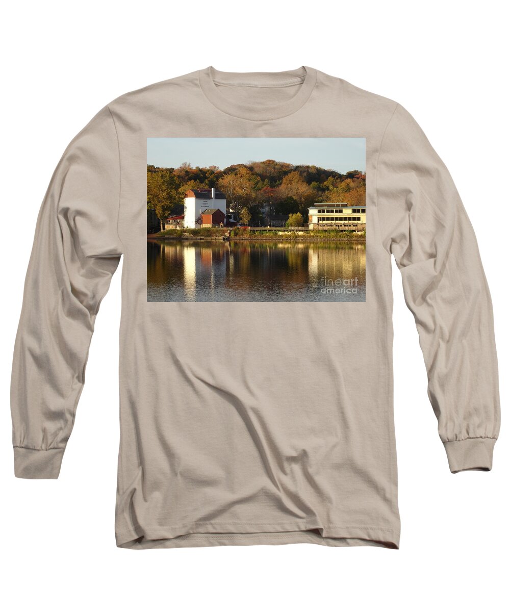 All Rights Reserved Long Sleeve T-Shirt featuring the photograph Playhouse in Fall by Christopher Plummer
