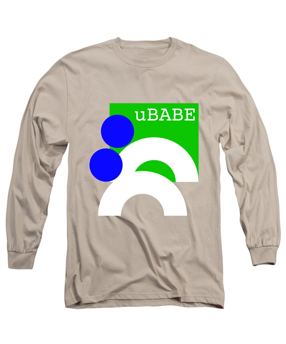Herd Long Sleeve T-Shirt featuring the digital art Primitive Pastoral by Ubabe Style