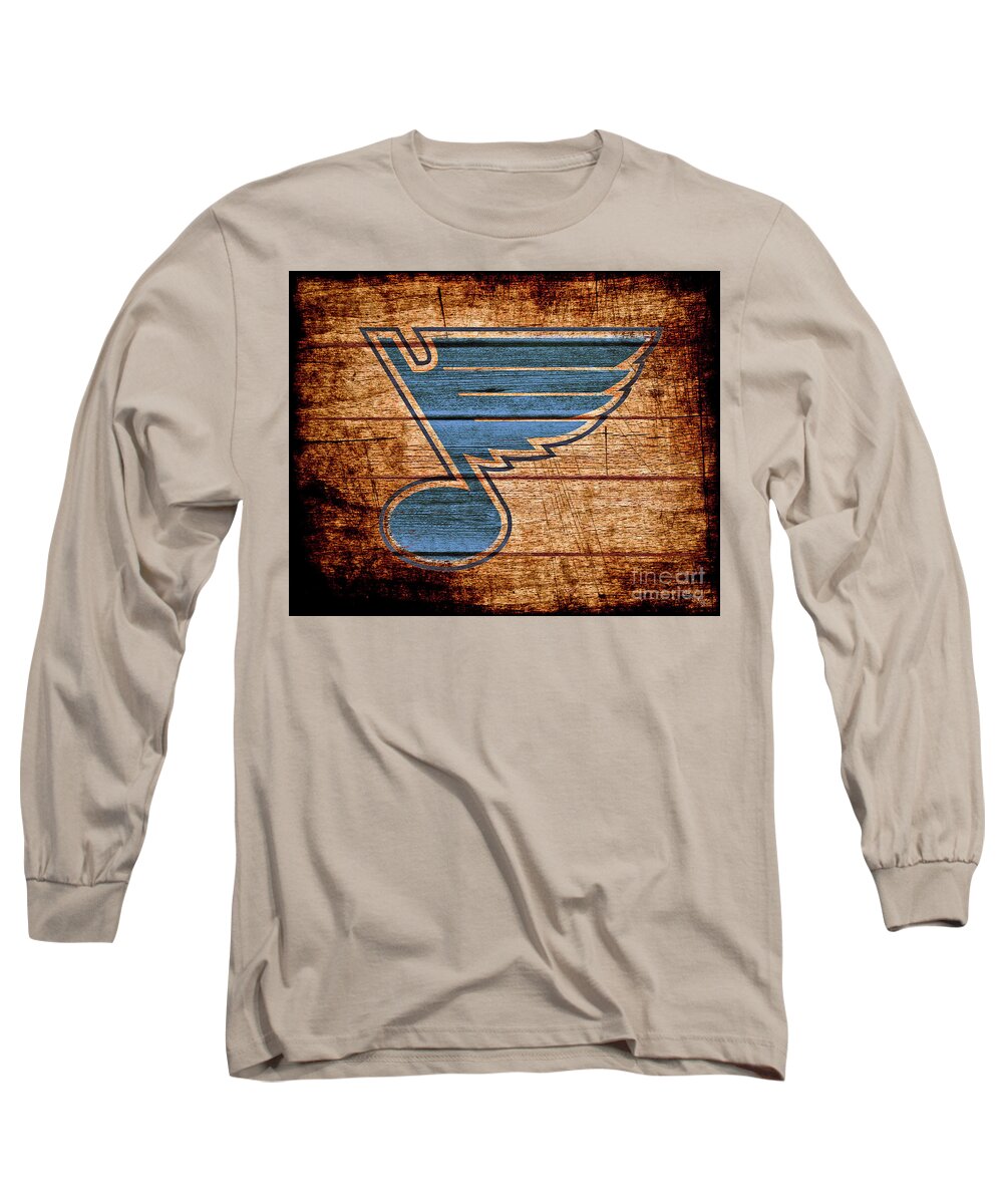 St Louis Long Sleeve T-Shirt featuring the photograph Rustic Blues by Billy Knight