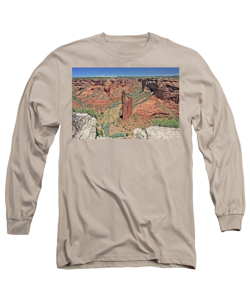 Arizona Long Sleeve T-Shirt featuring the photograph Sacred Spider Rock by Gary Kaylor