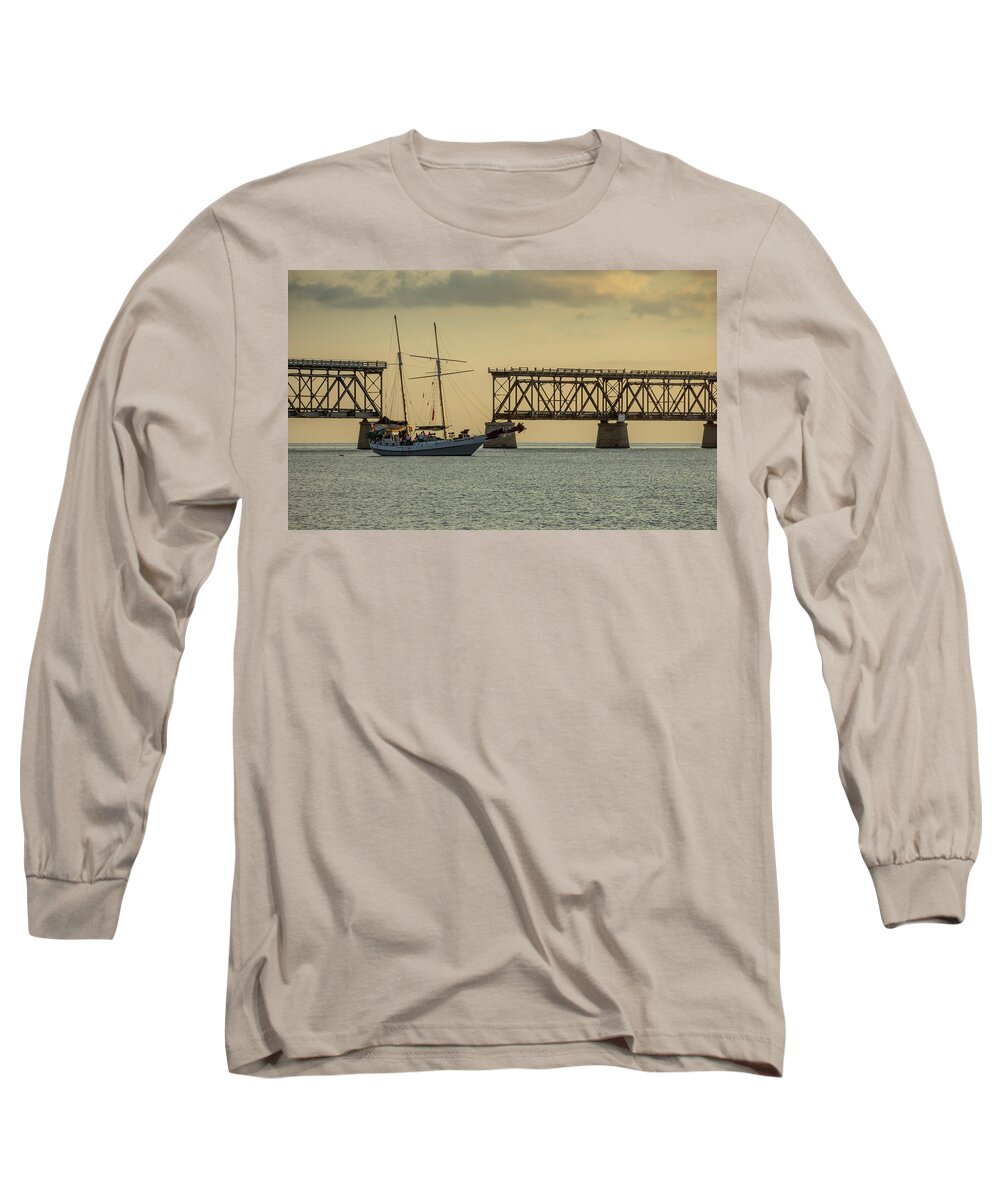 Sailboat Long Sleeve T-Shirt featuring the photograph Sailboat by David Hart