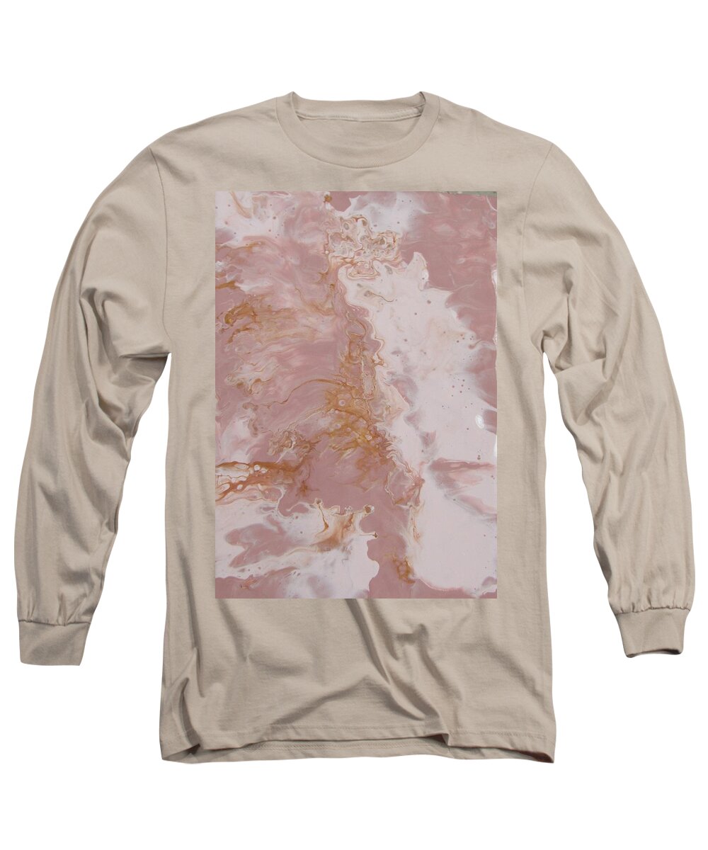 Painting Long Sleeve T-Shirt featuring the painting Sea Space 2 by Yvonne Payne