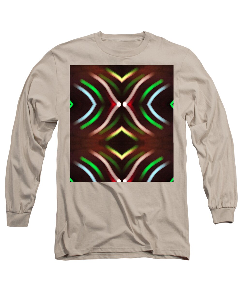 Abstract Long Sleeve T-Shirt featuring the digital art Space Blanket by Scott S Baker