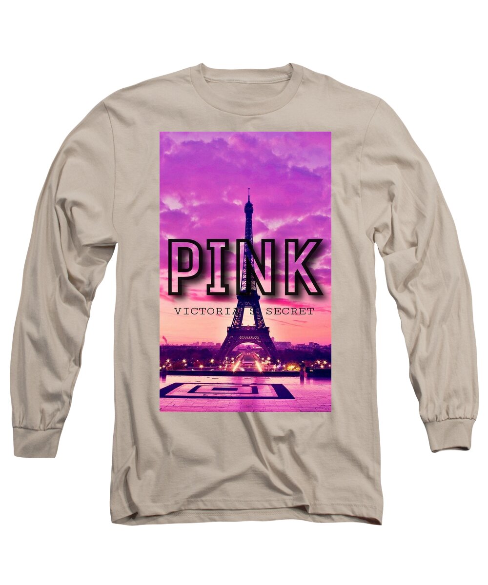 Rug Sidelæns Seminary V.S. Pink Eiffel Tower Long Sleeve T-Shirt for Sale by Sacred Nation