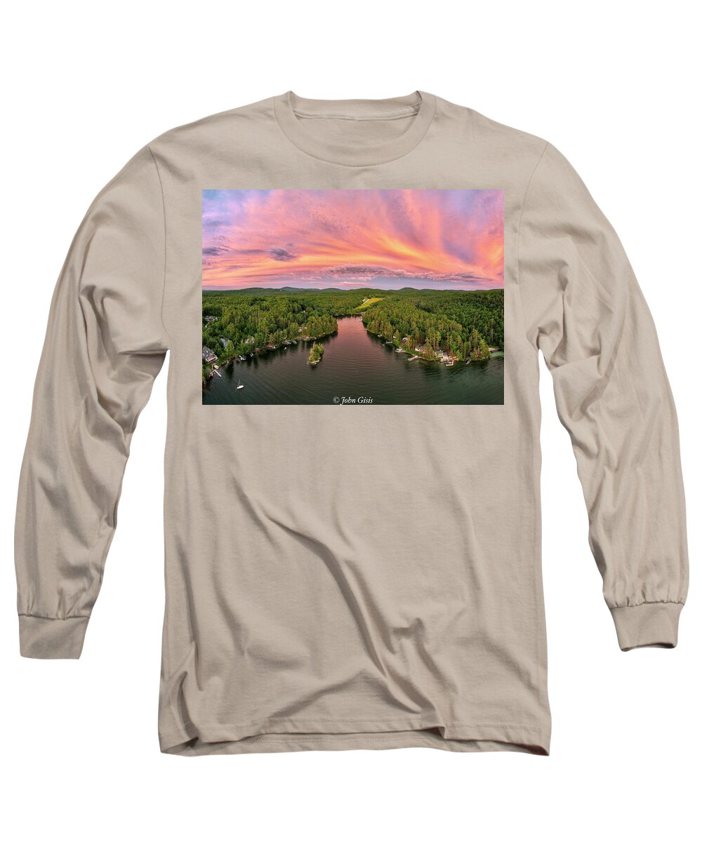 Long Sleeve T-Shirt featuring the photograph Roberts Cove Sunset #1 by John Gisis