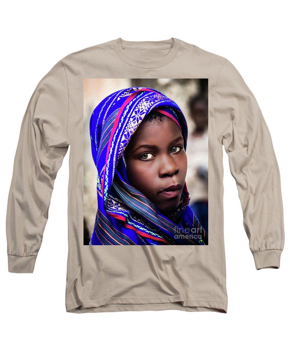 Girl Long Sleeve T-Shirt featuring the photograph A penny for her thoughts... by Lyl Dil Creations