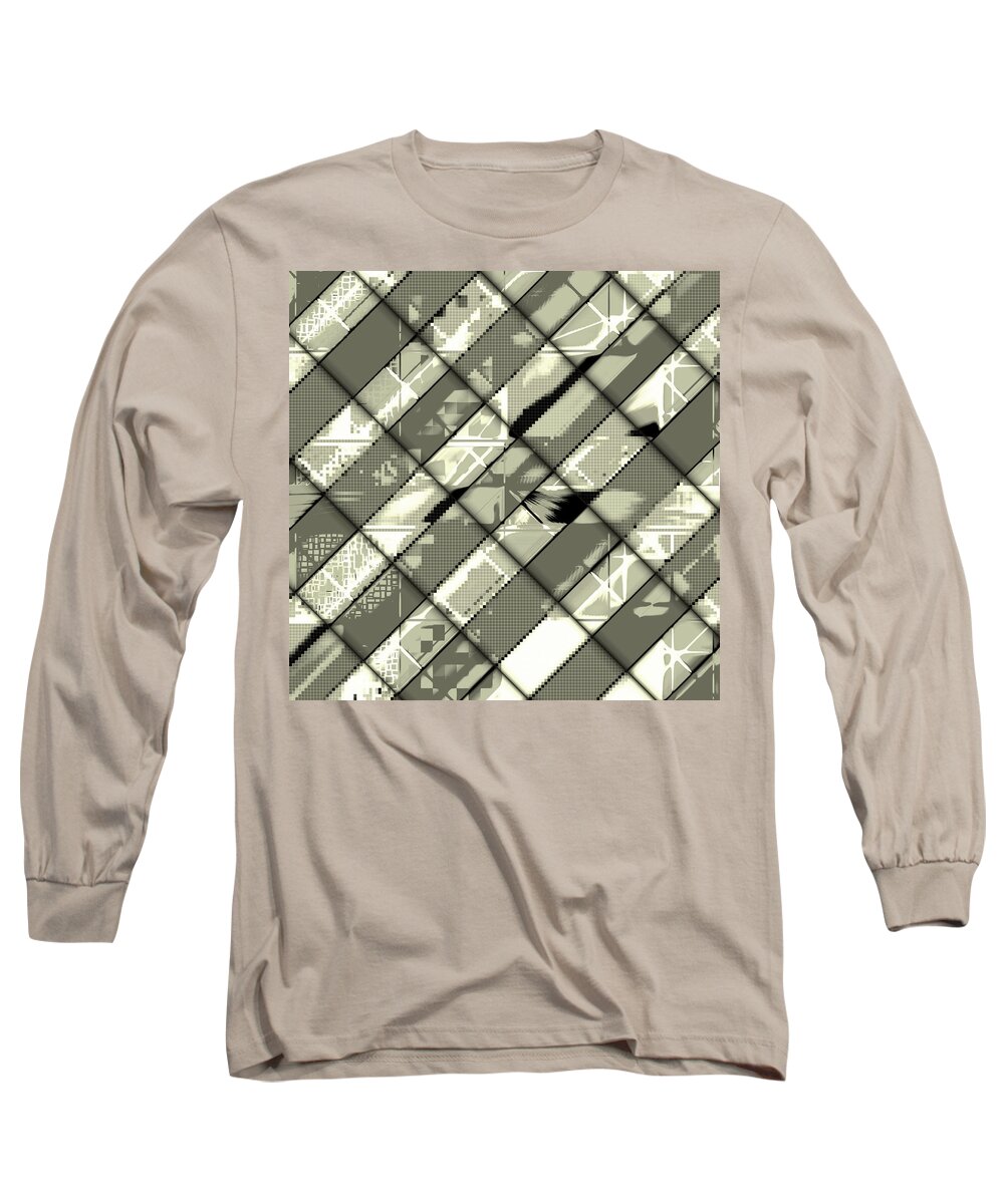 Digital Long Sleeve T-Shirt featuring the digital art Art 30.03.2022 - 02 by Marko Sabotin
