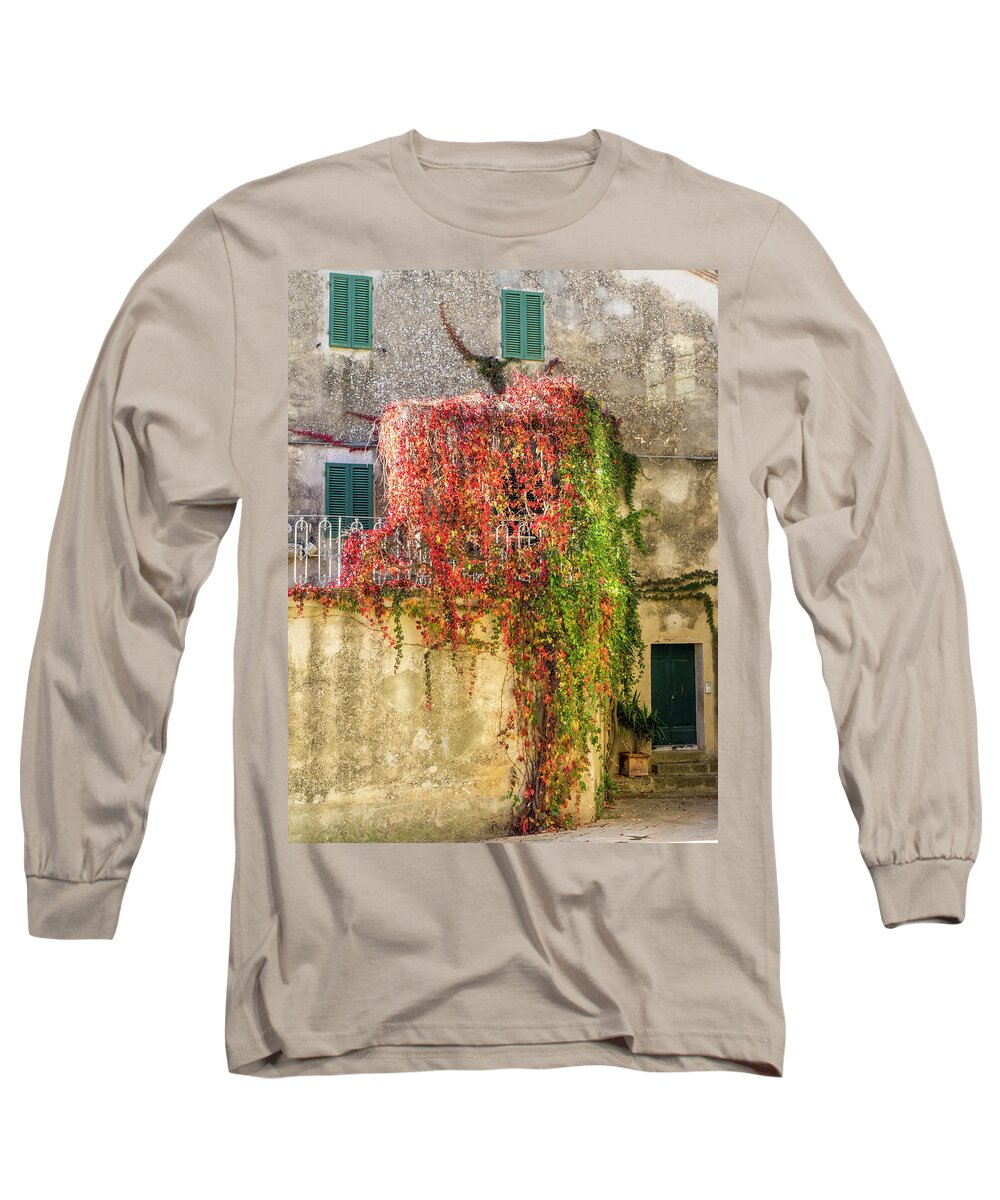 Autumn Long Sleeve T-Shirt featuring the photograph Autumn Vines by Eggers Photography