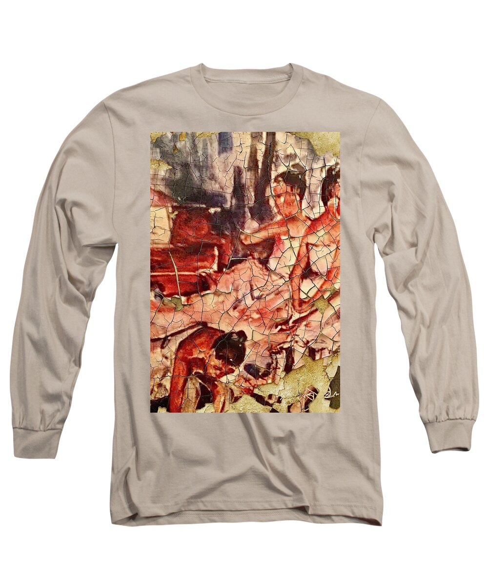  Long Sleeve T-Shirt featuring the painting Ballerina 2.0 by Angie ONeal