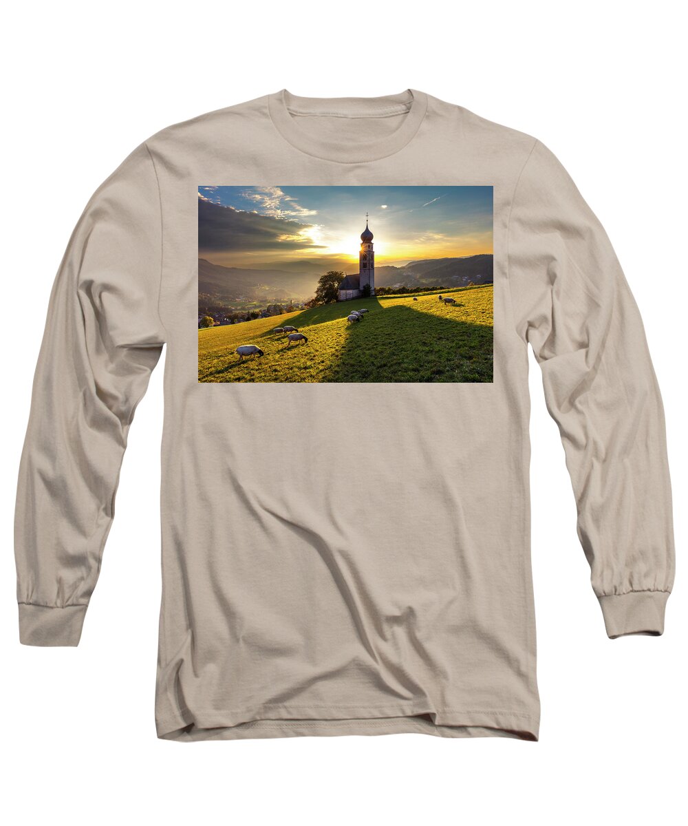 Nature Long Sleeve T-Shirt featuring the photograph Black Heads by Evgeni Dinev