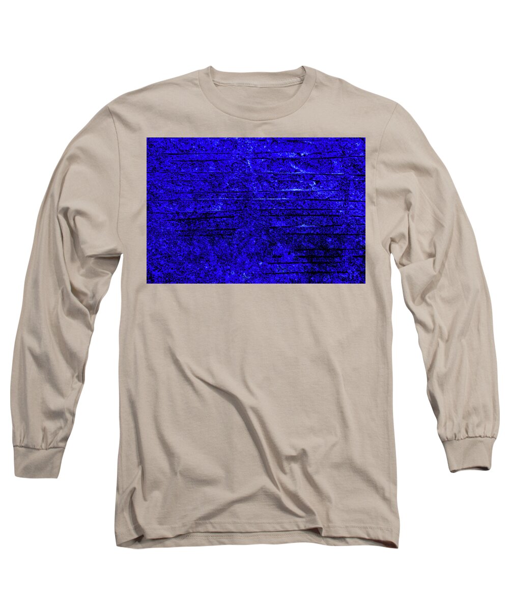 Urban Collection Photographs Long Sleeve T-Shirt featuring the photograph Blue BLUE DeDoodle by Ken Sexton