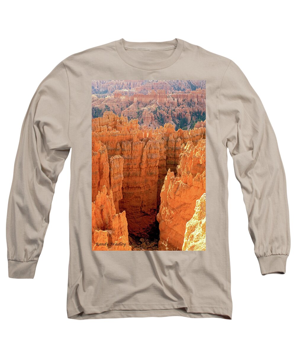 Usa Long Sleeve T-Shirt featuring the photograph Bryce Canyon by Randy Bradley