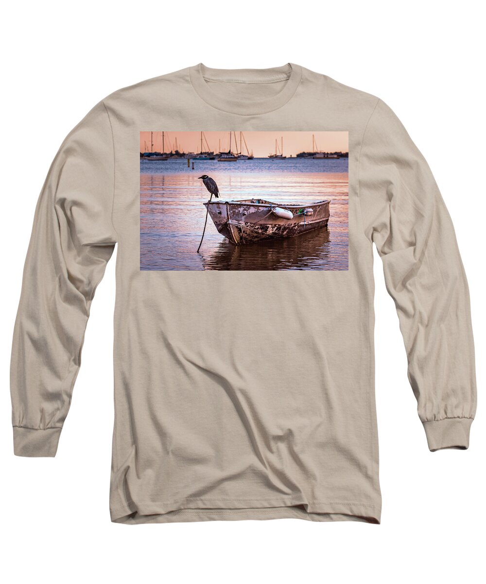 Sarasota Bay Long Sleeve T-Shirt featuring the photograph Call It A Day by Michael Smith