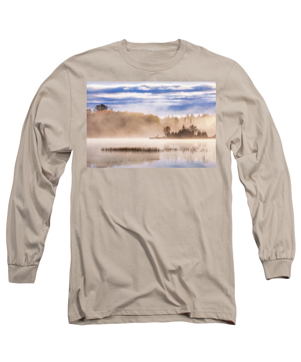 Morning Long Sleeve T-Shirt featuring the photograph Compass Pond 34a3032 by Greg Hartford