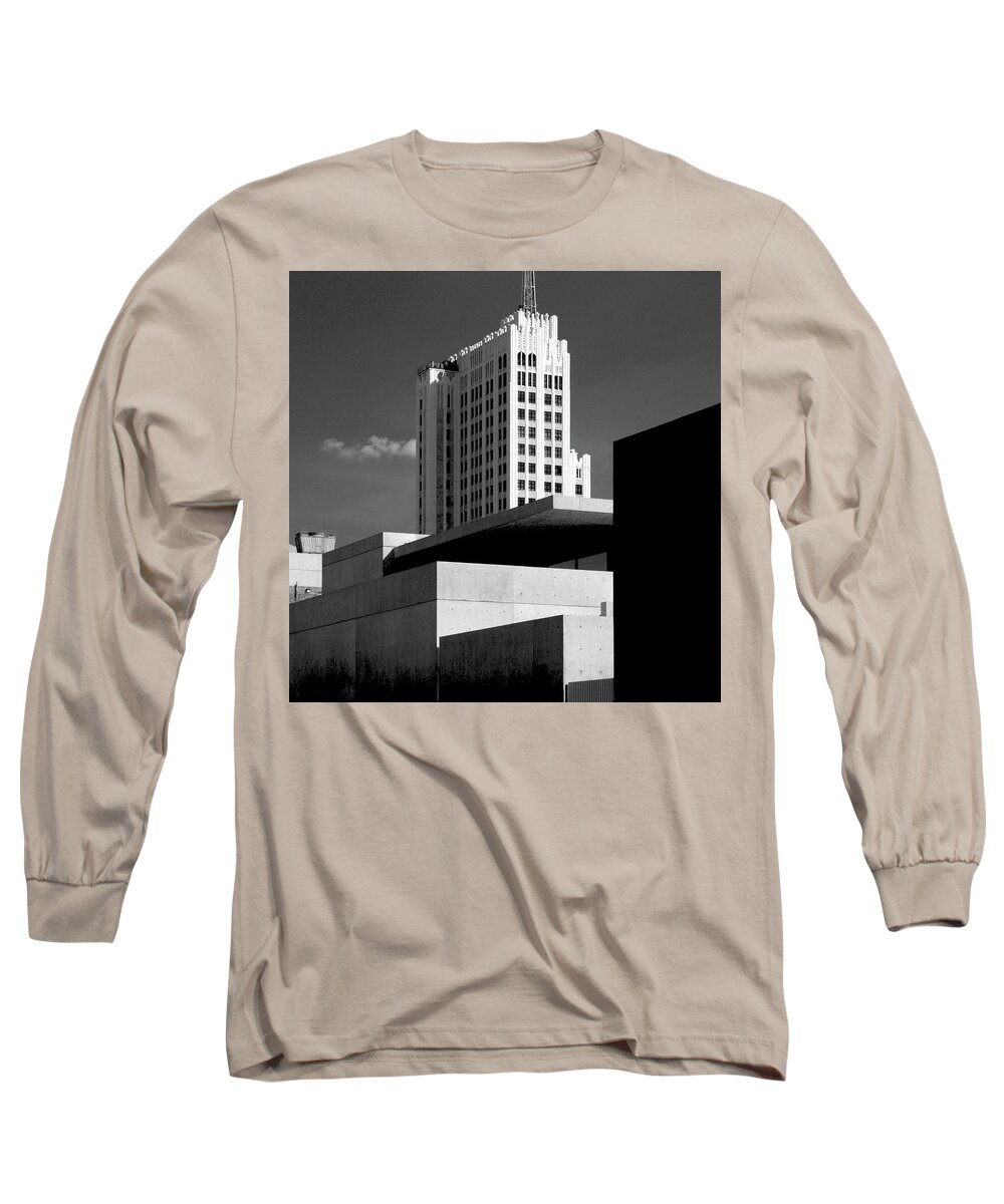 Architecture Long Sleeve T-Shirt featuring the photograph Contemporary Art Deco Architecture by Patrick Malon