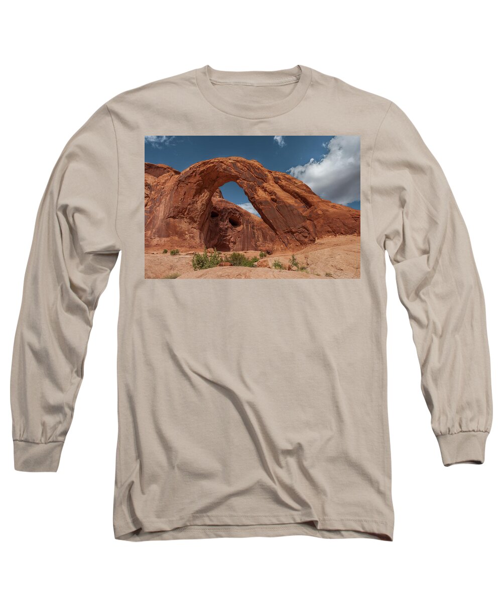 Arch Long Sleeve T-Shirt featuring the photograph Corona Arch - 9757 by Jerry Owens