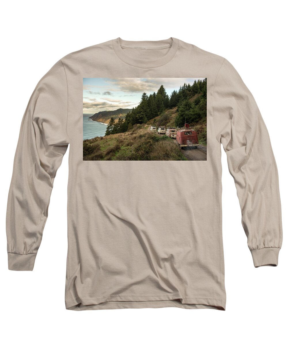 2014 Long Sleeve T-Shirt featuring the photograph Costal Drive to Usal Beach by Richard Kimbrough