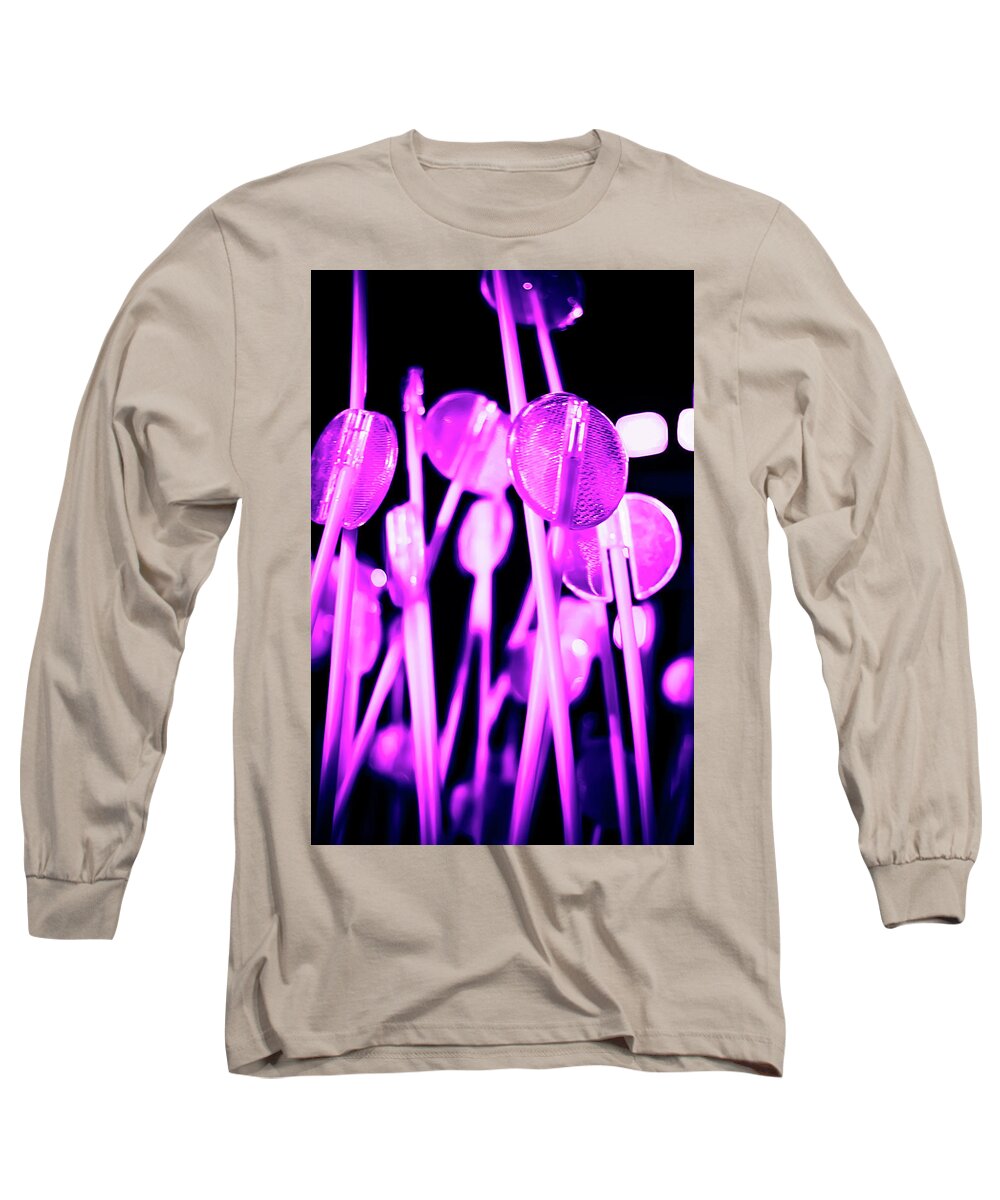 Electric Long Sleeve T-Shirt featuring the photograph Electric Lollipops by Rick Nelson