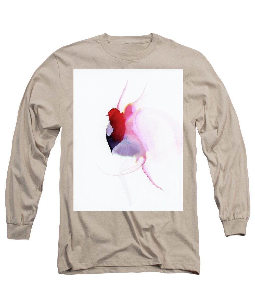 Alcohol Long Sleeve T-Shirt featuring the painting Genesis 3 by KC Pollak