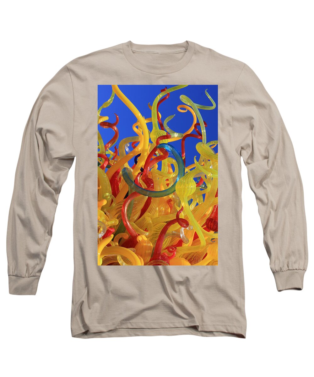 Glass Long Sleeve T-Shirt featuring the photograph Glass in the Garden by Bonny Puckett