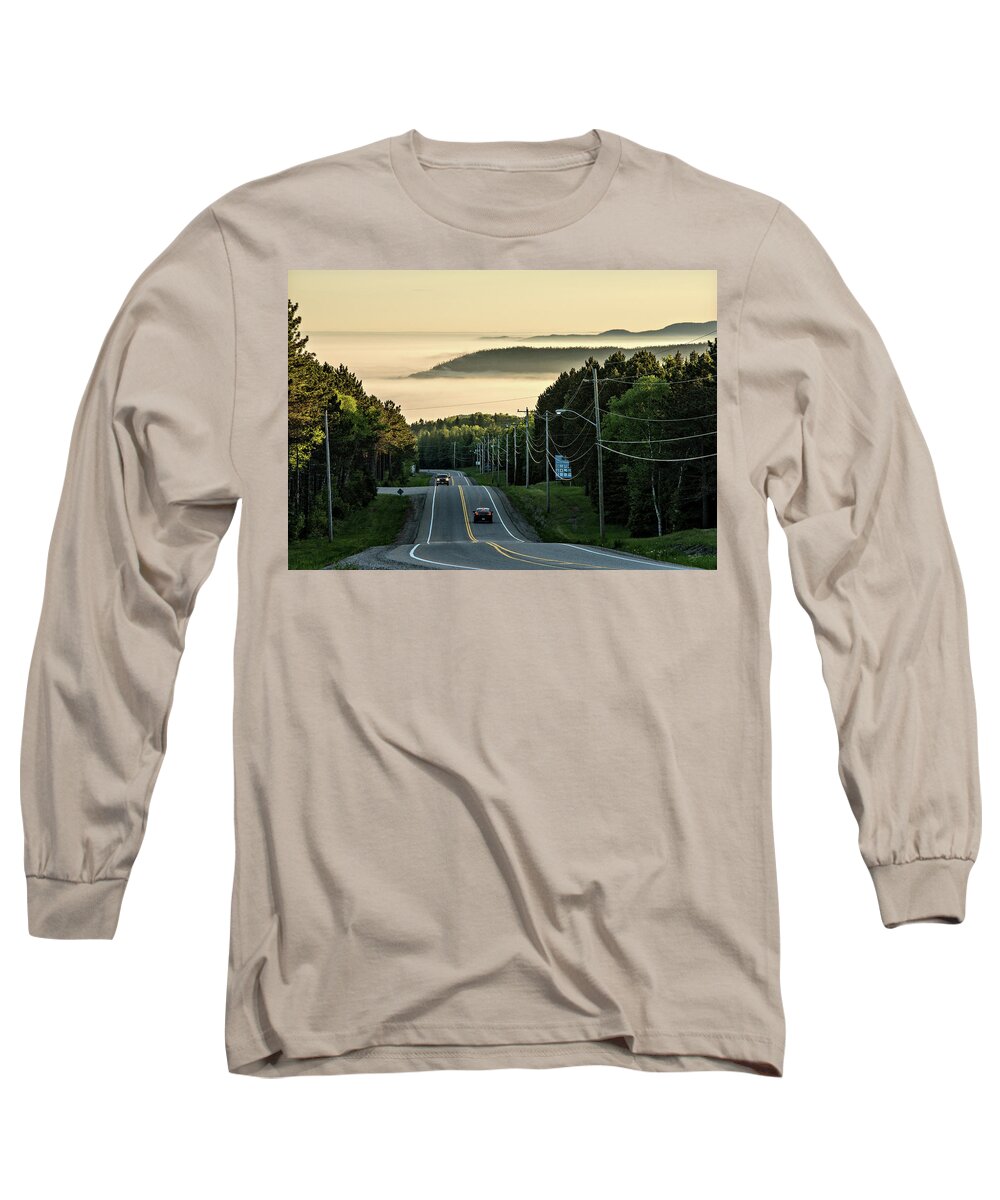 Lake Superior Long Sleeve T-Shirt featuring the photograph Going Home by Doug Gibbons
