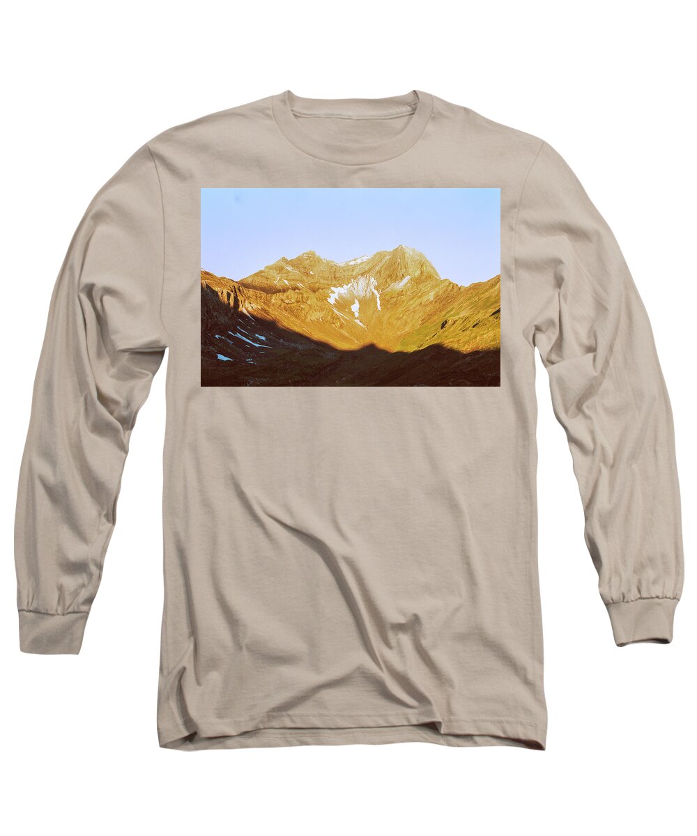Autumn Long Sleeve T-Shirt featuring the photograph Golden sunrise by Barthelemy de Mazenod
