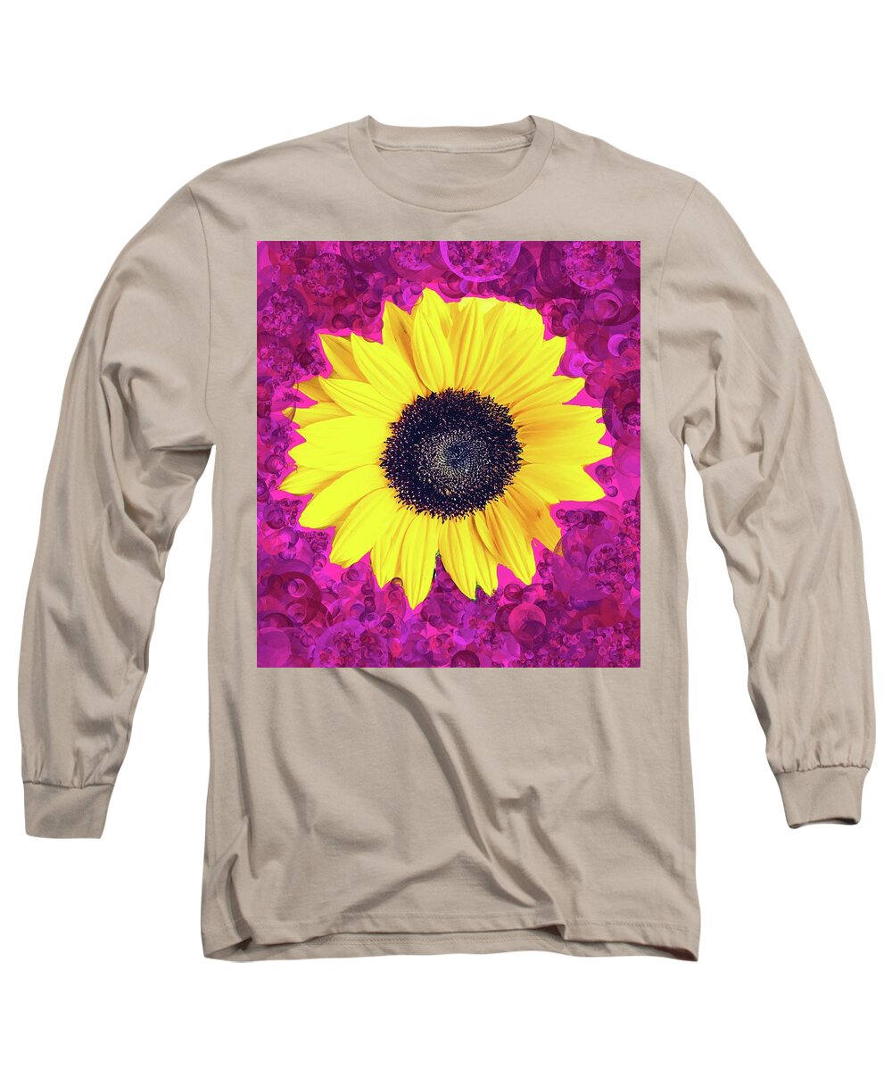 Sunflower Long Sleeve T-Shirt featuring the photograph Here Comes the Sun by Eileen Backman