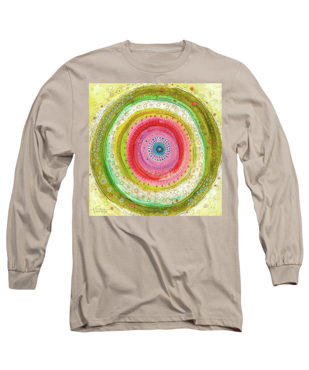 Empowered Long Sleeve T-Shirt featuring the painting I Am Empowered by Tanielle Childers